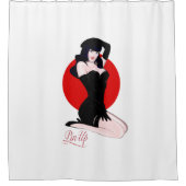 Pin up シャワーカーテン (正面)