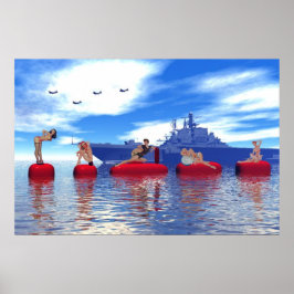 Pin-up and Glamour Girls with the Navy ポスター
