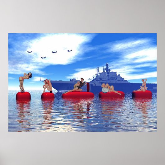 Pin-up and Glamour Girls with the Navy ポスター (正面)