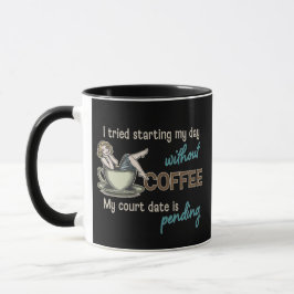 Pin-up Girl Coffee Addict  マグカップ