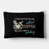 Pin-up Girl Coffee Addict Cosmetic Bag アクセサリーポーチ (裏面)