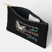Pin-up Girl Coffee Addict Cosmetic Bag アクセサリーポーチ (見開き)