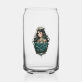 pin up girl glass ガラス缶 (裏面)