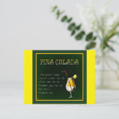 pina-colada-854511PINAコラダレシピアルコールBE ポストカード (スタンド正面)