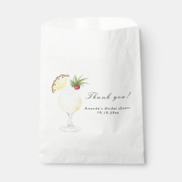 Pina Colada Cocktail Bridal Shower フェイバーバッグ