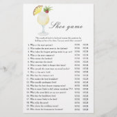 Pina Colada Cocktail Bridal shower Shoe game (正面)