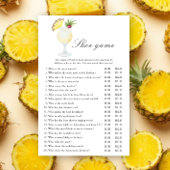 Pina Colada Cocktail Bridal shower Shoe game