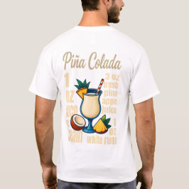 Piña Colada T-Shirt – Tropical Rum Cocktail Tシャツ