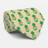 Pina Colata Pineapple Khaki Single-sided ネクタイ (ロール)