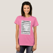 Pinakbet栄養ファクト Tシャツ (正面フル)
