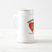 Pinar del Rioのdentro del Corazonn Crest -ビールのジョッキ ビールジョッキ (正面左)