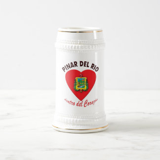 Pinar del Rioのdentro del Corazonn Crest -ビールのジョッキ ビールジョッキ