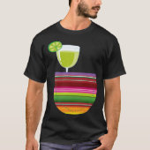 Pinata Blanket Mexican margaritha lottery Pocket Tシャツ (正面)