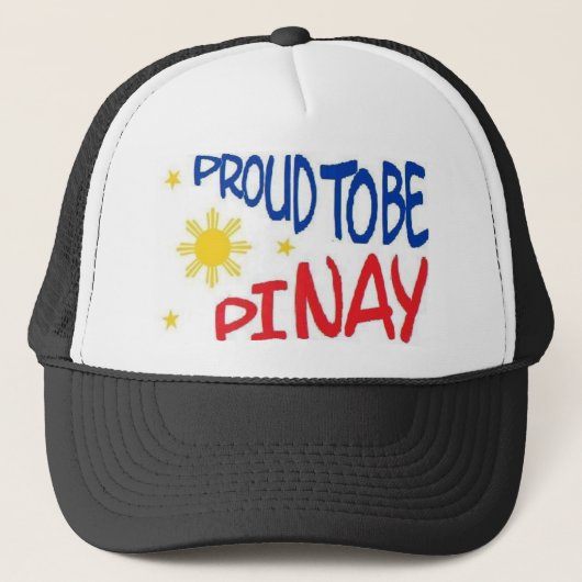 Pinayがあること誇りを持った キャップ (正面)