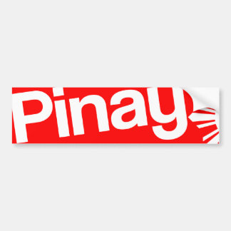 Pinayのバンパーステッカー バンパーステッカー