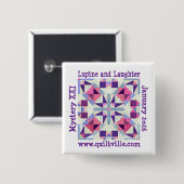 Pinback Button for Lupine and Laughter 缶バッジ (正面&裏面)