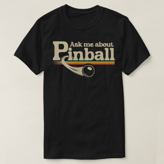 Pinball頼について Tシャツ (デザイン正面)