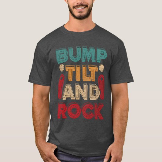 Pinball Bumpilt And Rock girl Tシャツ (正面)