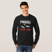 Pinball & Flip Fun Pinball Machine Player Tシャツ (正面フル)