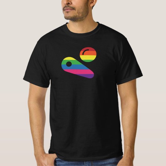 Pinball LGBT Player Tシャツ (正面)