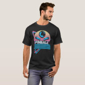 Pinball Machine Retro Tシャツ (正面フル)