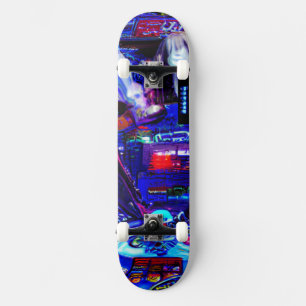Pinball "Neon Ghost Rider Anime" スケートボード