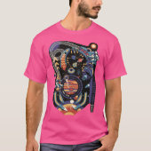 Pinball Space Machine Light by Tobe Fonseca Tシャツ (正面)