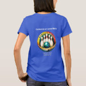 PINBOY'S Basic Women's WHITE Letter Tシャツ (裏面)