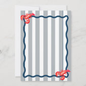 Pinch Me, I'm One lobster 1st Birthday サンキューカード (裏面)