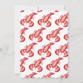 Pinch Me, I'm One Lobster Boy 1st Birthday Party 招待状 (裏面)