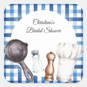 Pinch of Love Kitchen Party スクエアシール (正面)