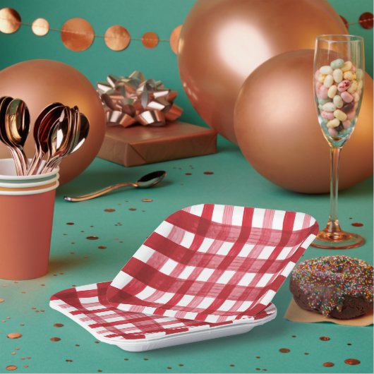 Pinch of Love Kitchen Red Party ペーパープレート (複数)