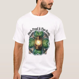 Pinch-Proof Lantern Clover T-Shirt | “Pinch-Proof' Tシャツ
