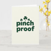 Pinch Proof Shamrock Day Card カード (黄色い花)