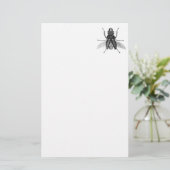 PincherのScareyあごを搭載する気色悪いカブトムシの虫 便箋 (スタンド正面)