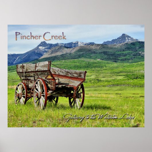 Pincher Creek Alberta ポスター (正面)