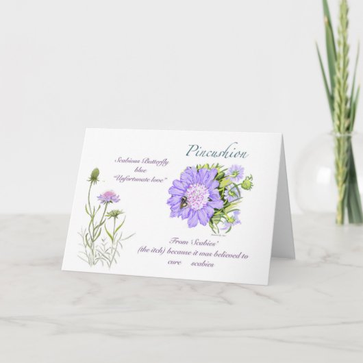 Pincushion Blank Card サンキューカード (正面)