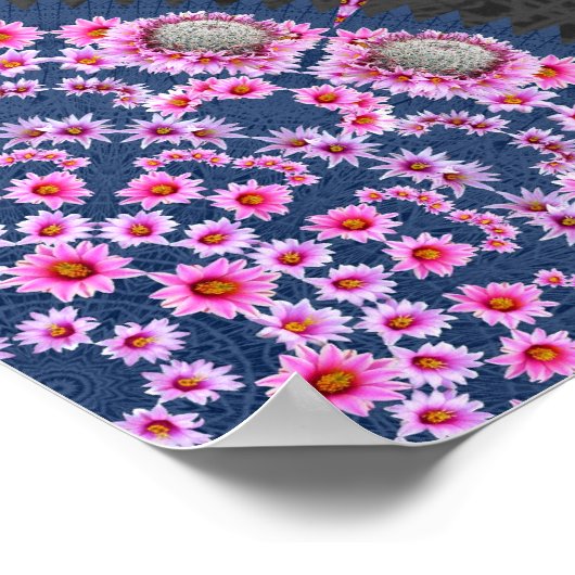 Pincushion Cactus Array 1A ポスター (角)