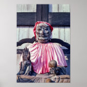 Pindola Bharadvaja statue in Nara - Japan ポスター (正面)