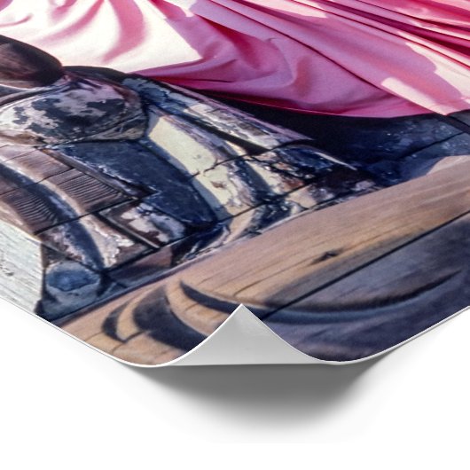 Pindola Bharadvaja statue in Nara - Japan ポスター (角)