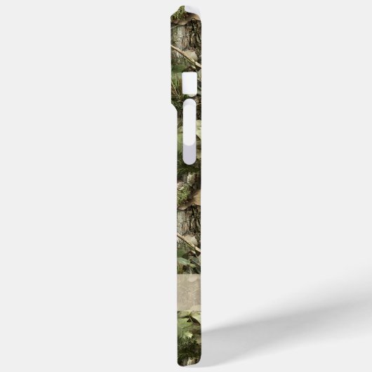 Pine and Leaves Camouflage Personalized Case-Mate iPhoneケース (裏面 / 左)