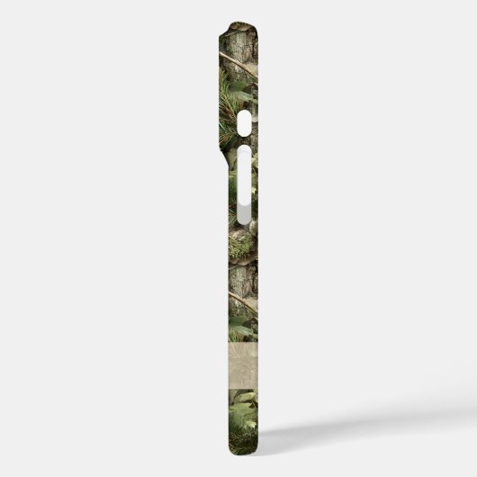 Pine and Leaves Camouflage Personalized Case-Mate iPhoneケース (裏面 / 左)