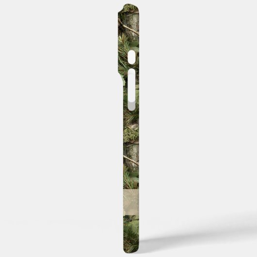 Pine and Leaves Camouflage Personalized Case-Mate iPhoneケース (裏面 / 左)
