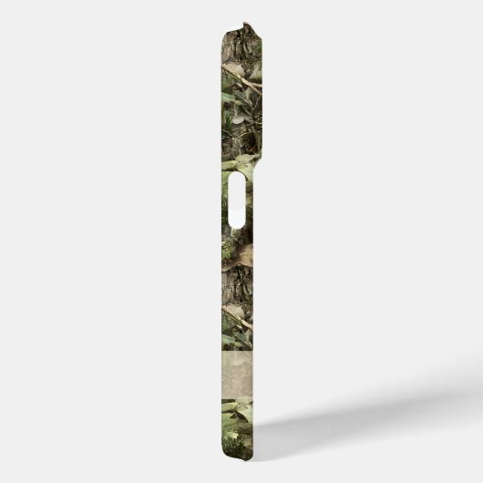 Pine and Leaves Camouflage Personalized Case-Mate iPhoneケース (裏面 / 右)
