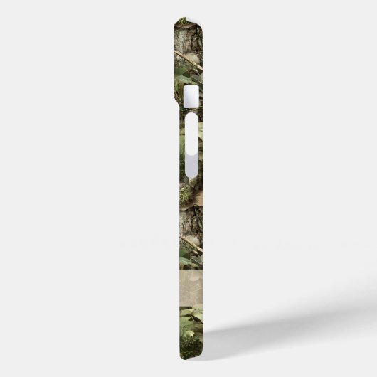 Pine and Leaves Camouflage Personalized Case-Mate iPhoneケース (裏面 / 左)