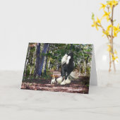 "Pine Barrens走"グリーティングカード カード (黄色い花)