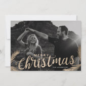 Pine+Branches+Merry+Christmas+Script+Overlay シーズンカード (正面)