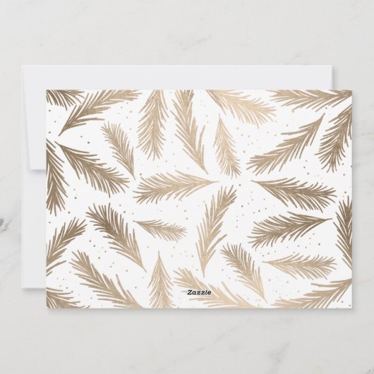 Pine+Branches+Merry+Christmas+Script+Overlay シーズンカード (裏面)