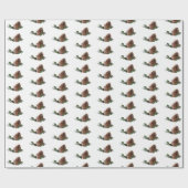 Pine Cones Christmas  ラッピングペーパー (フラット)