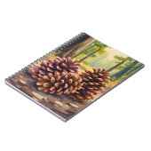 Pine Cones | Fall Autumn Watercolor Forest ノートブック (左側)
